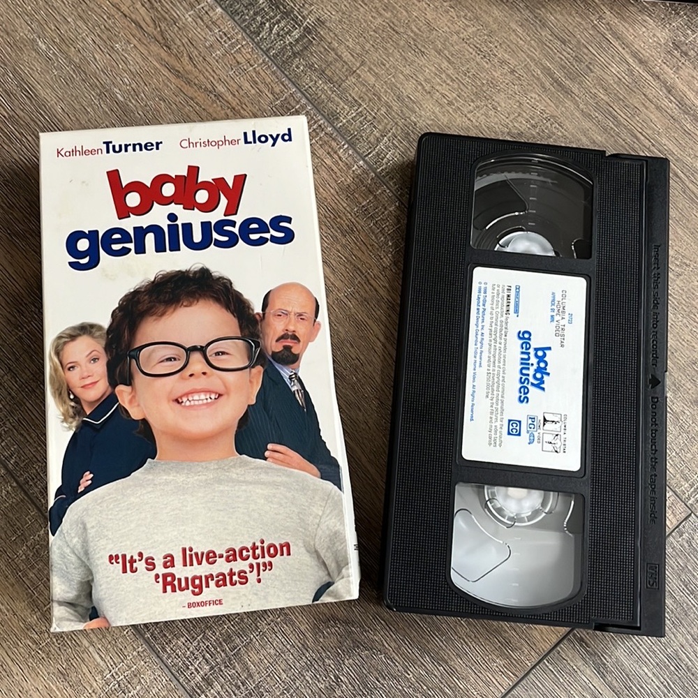 Baby Geniuses VHS Movie Vintage 90’s ~ Bundle.~ 2 For $20 Listing
